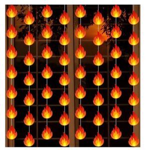8Pcs Fire Flame Hanging Garlands